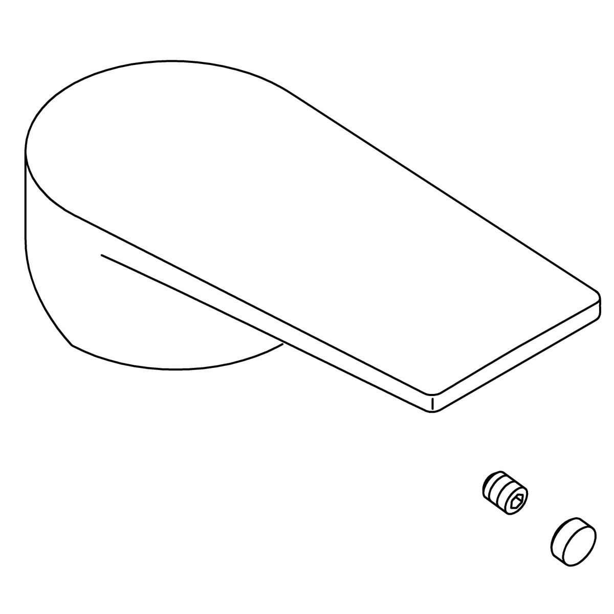 Kohler Genuine Parts Handle KIT - Matte Black