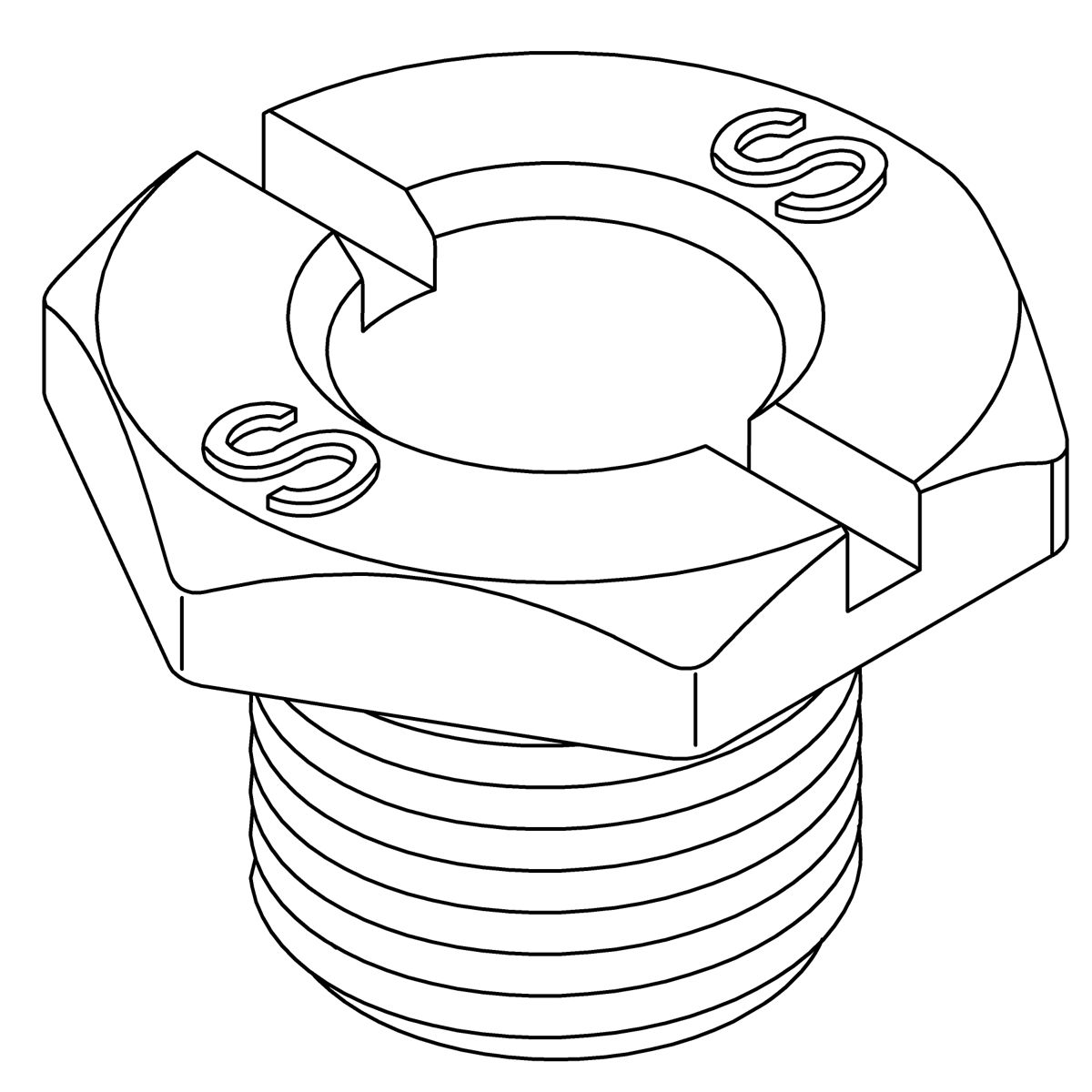 Kohler Genuine Parts NUT, Escutcheon, Drain