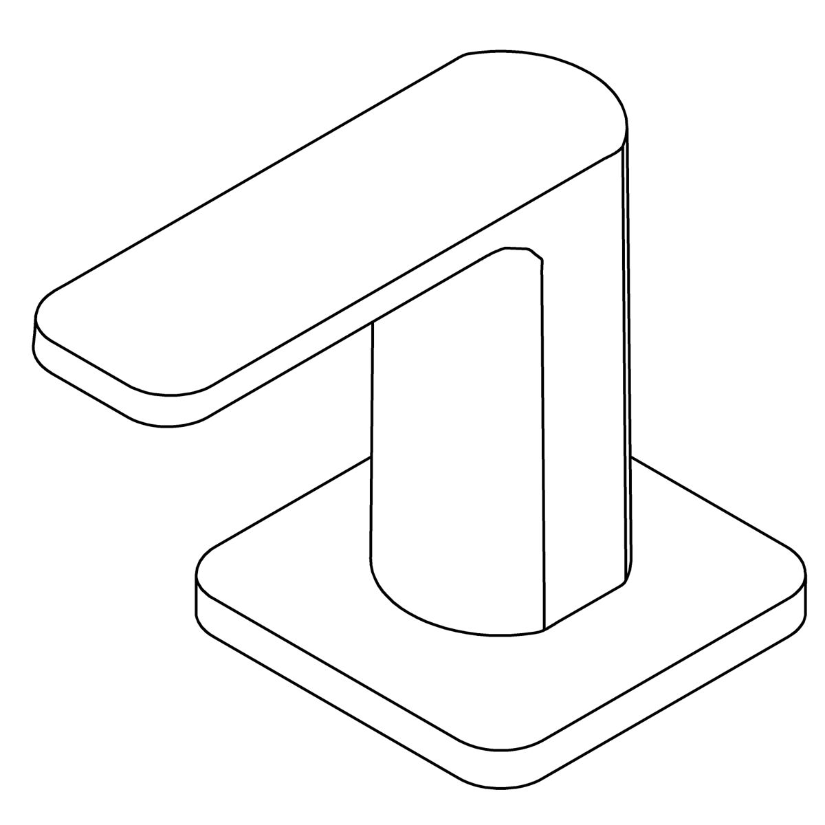 Kohler Genuine Parts Handle Assembly - Matte Black