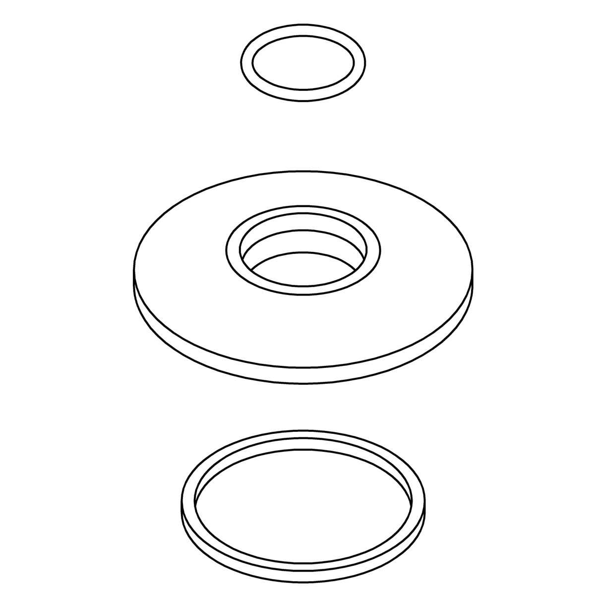 Kohler Genuine Parts Escutcheon KIT - Polished Chrome
