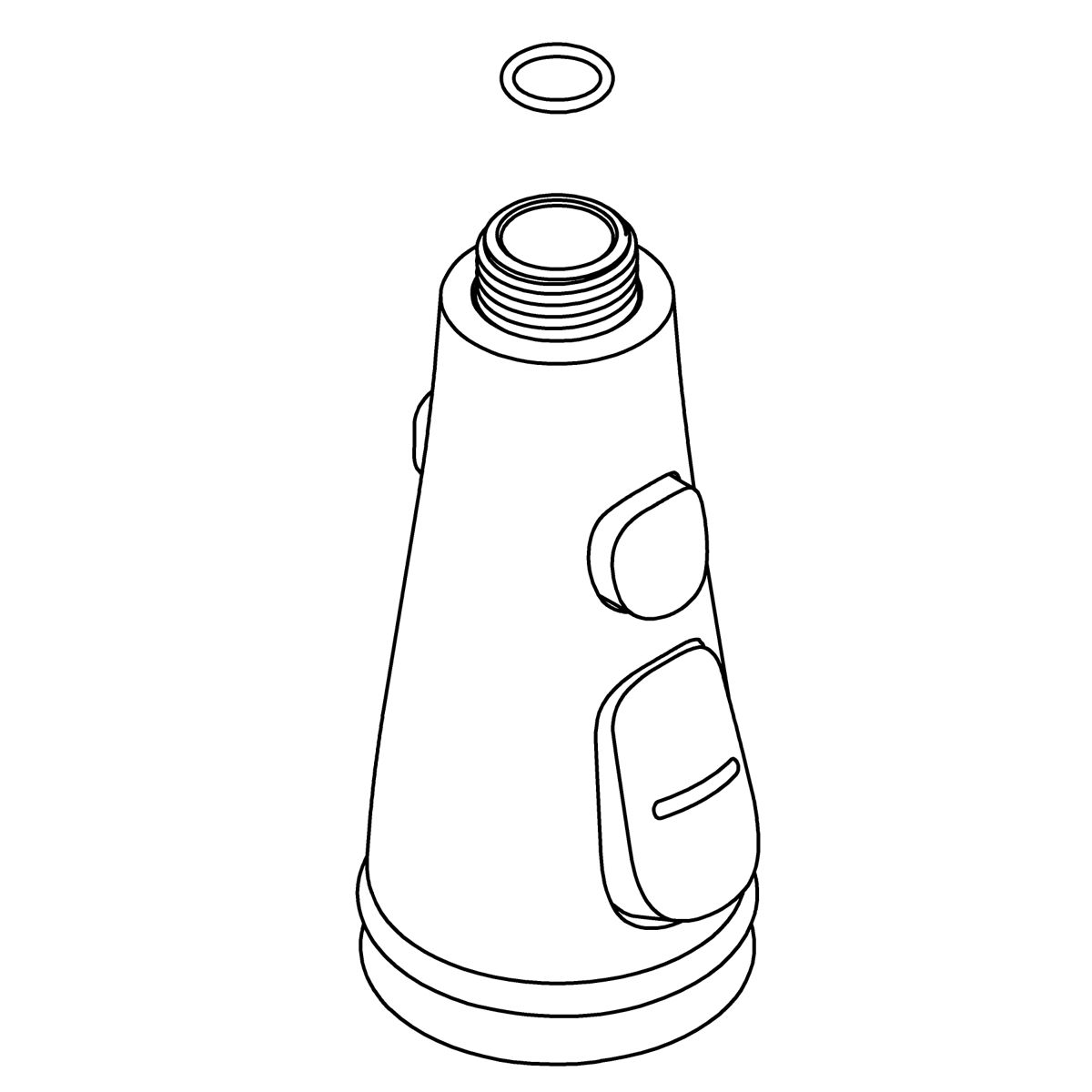 Kohler Genuine Parts Assembly,detail, Spray - Vibrant Stainless Steel