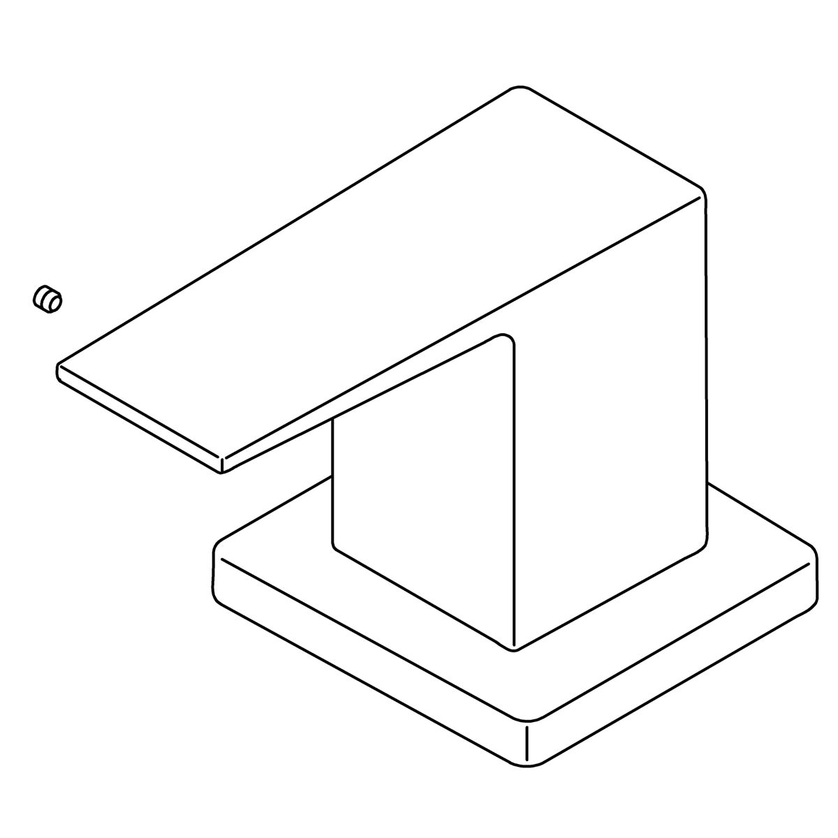 Kohler Genuine Parts Handle KIT - Matte Black