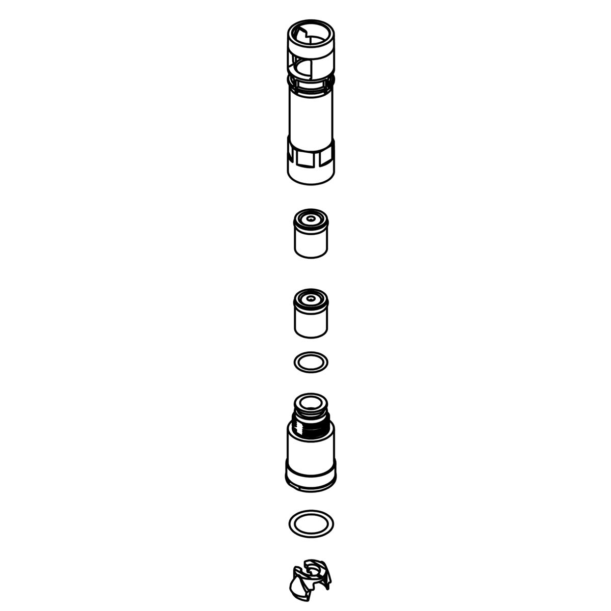 Kohler Genuine Parts Assembly, Quick Connect