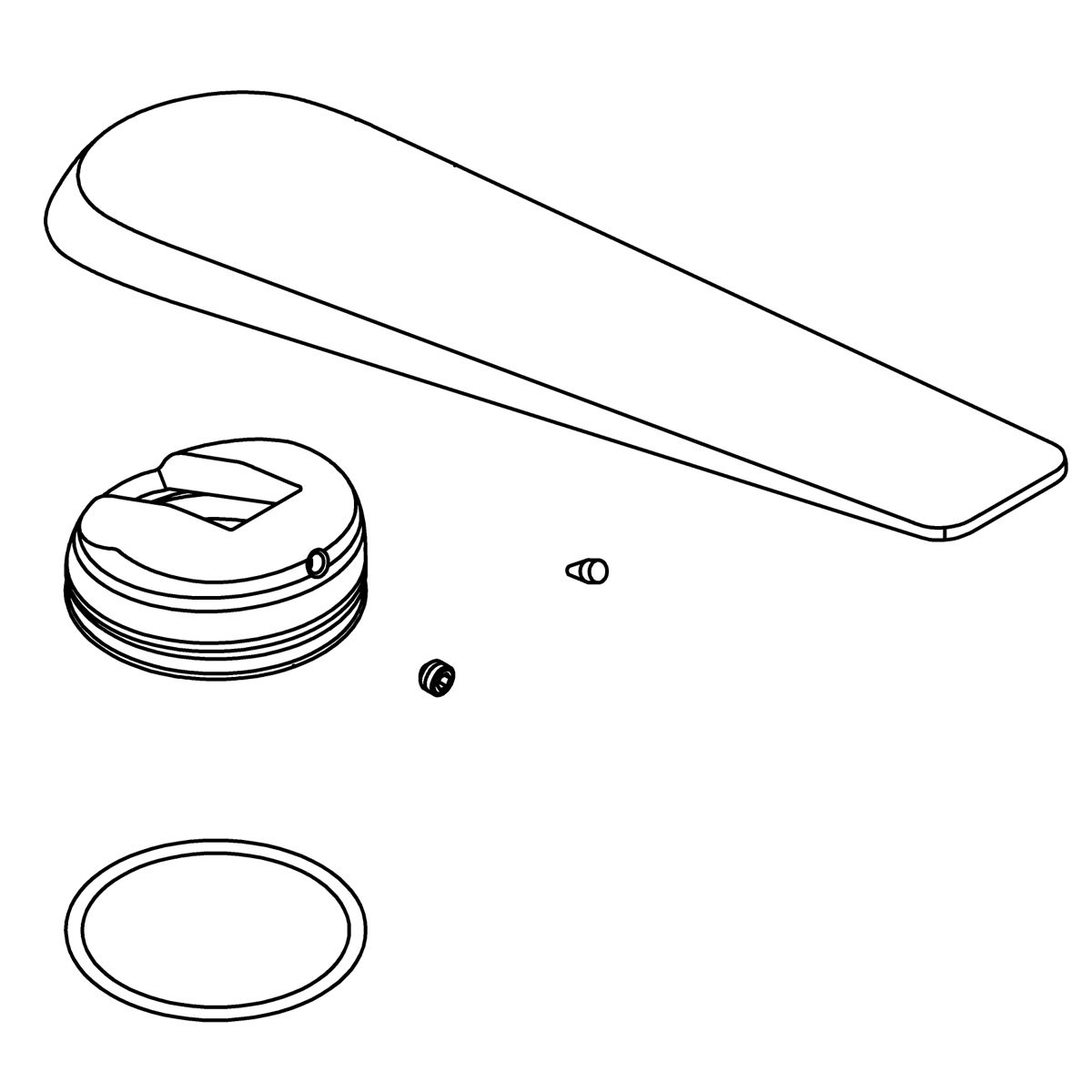 Kohler Genuine Parts Handle KIT - Matte Black