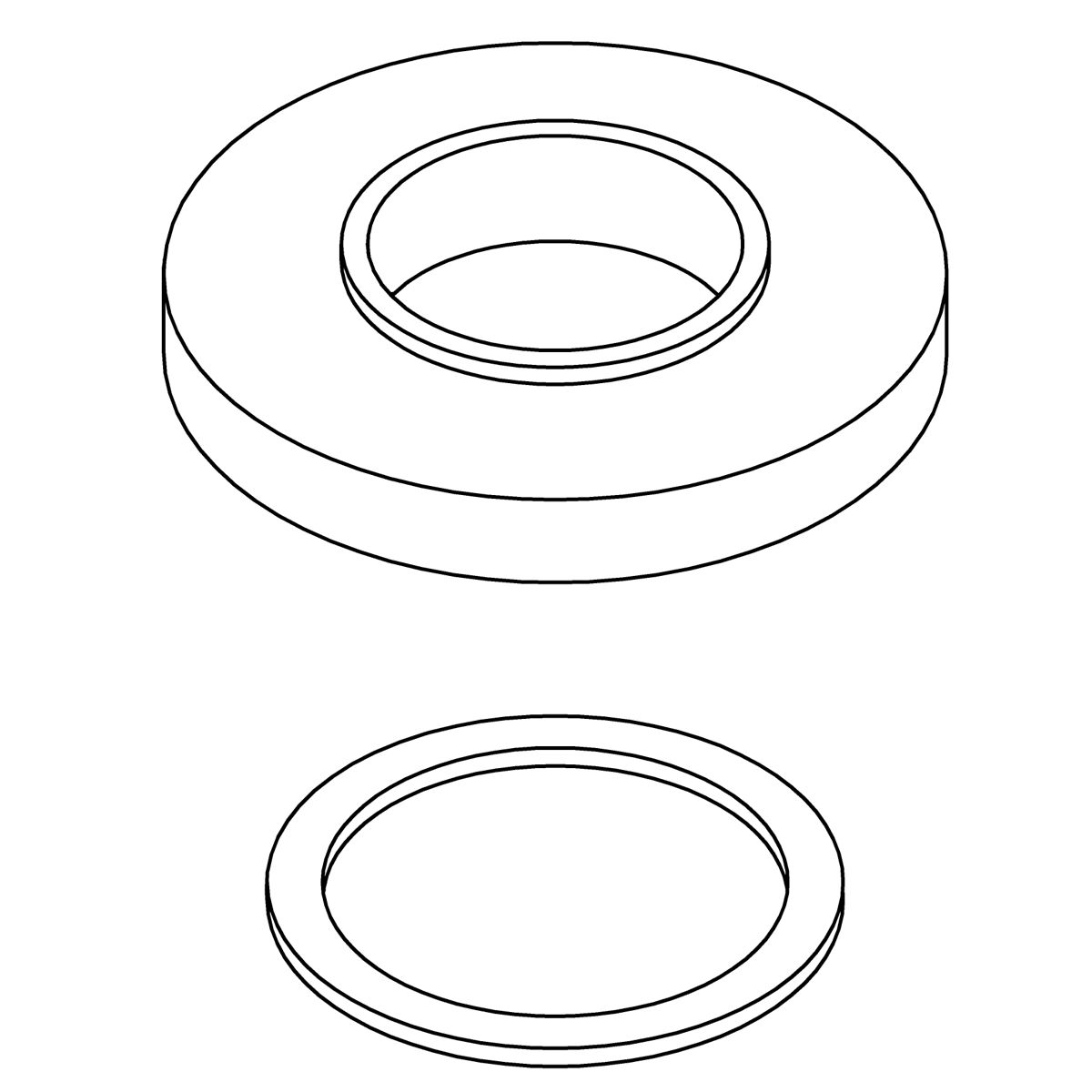 Kohler Genuine Parts Escutcheon KIT - Vibrant Brushed Nickel