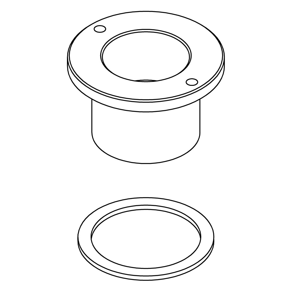 Escutcheon Nut Kit