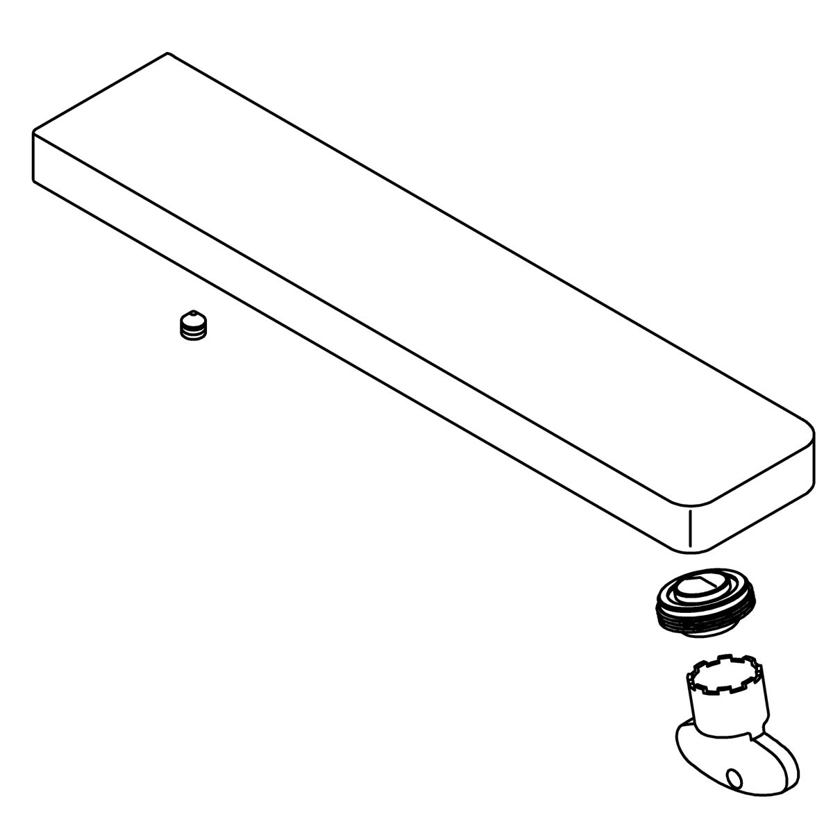 Kohler Genuine Parts Spout KIT - Matte Black