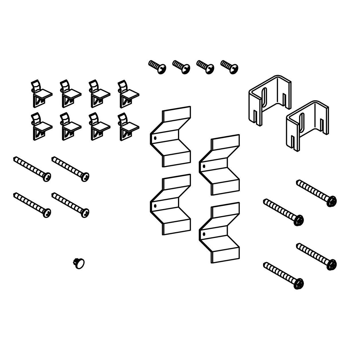 Kohler Genuine Parts Hardware FOR CLC WITH L Clips