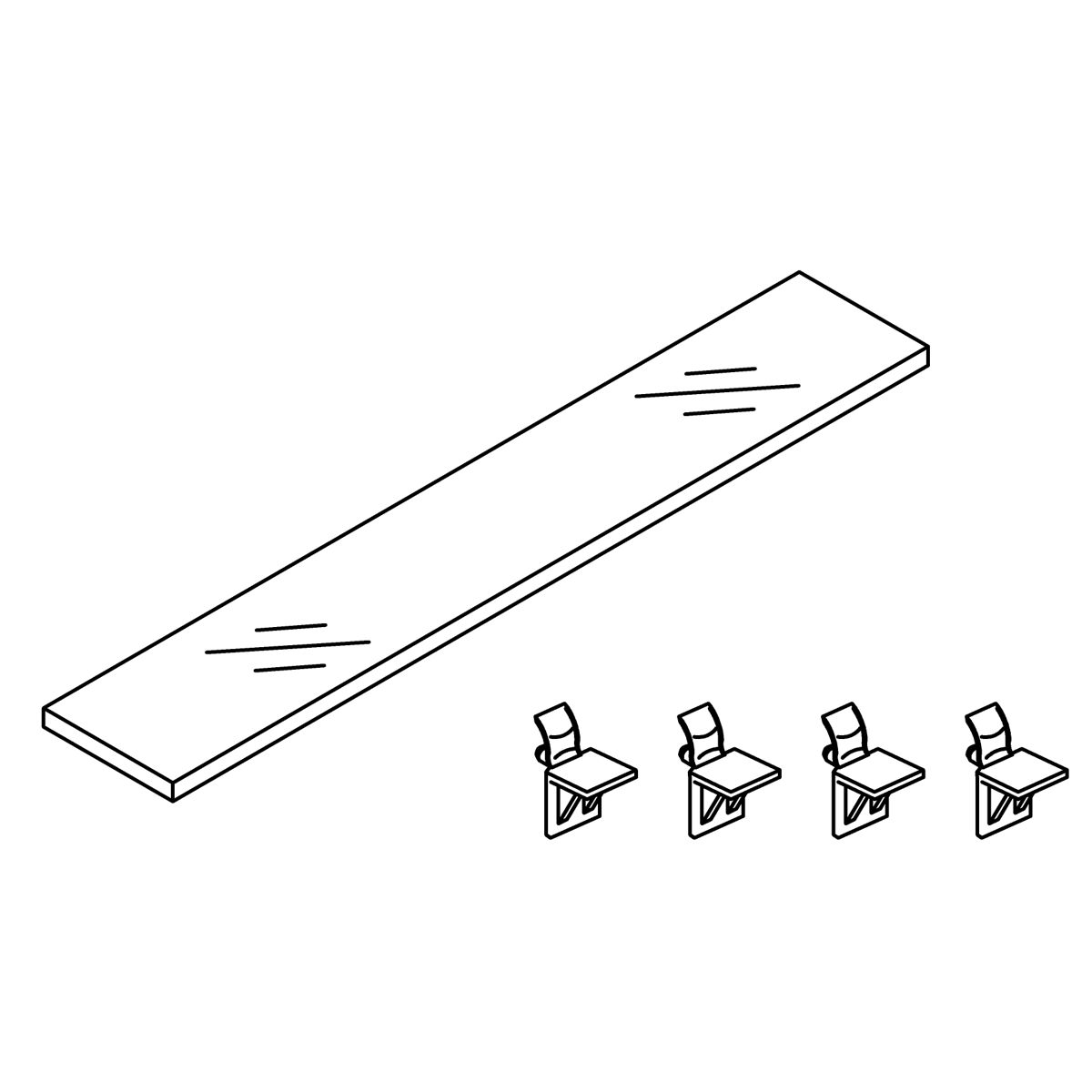 Kohler Genuine Parts Service KIT, 20 Shelf WITH L Clips