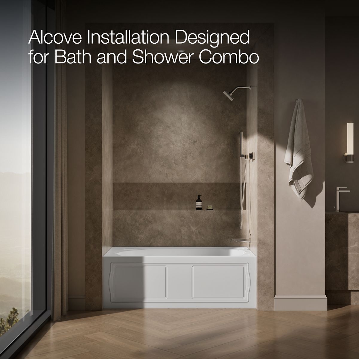image focused on single product story, angled front view, not straight-on, 1-point perspective