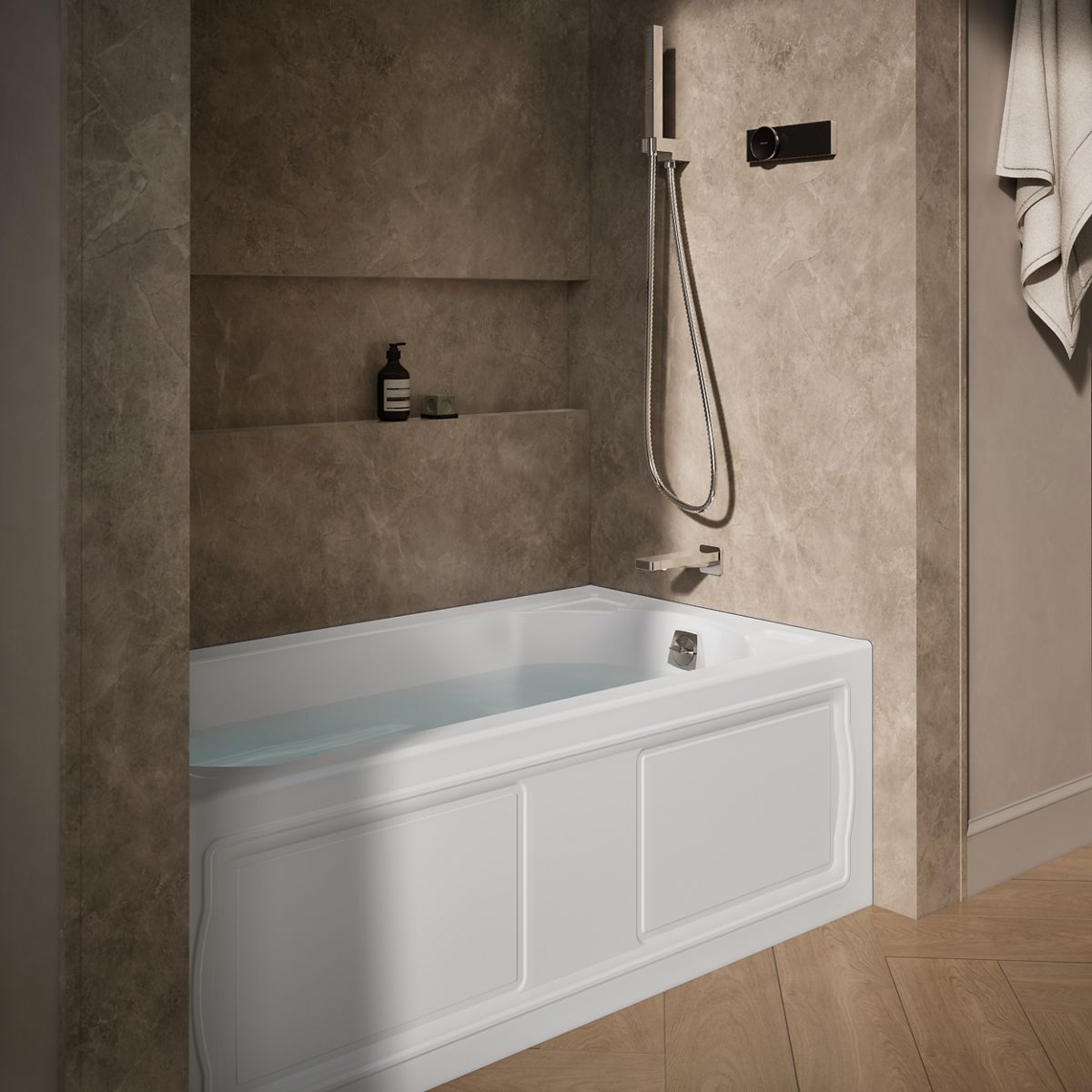 Products in use in close room view