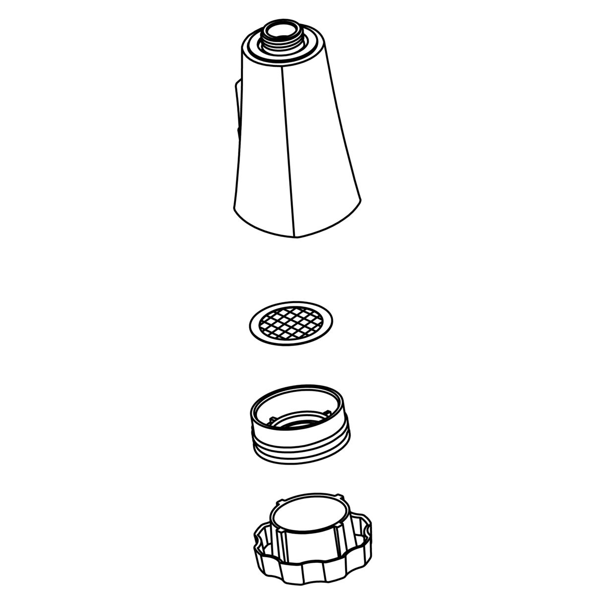 Kohler Genuine Parts Spray HEAD KIT - Matte Black