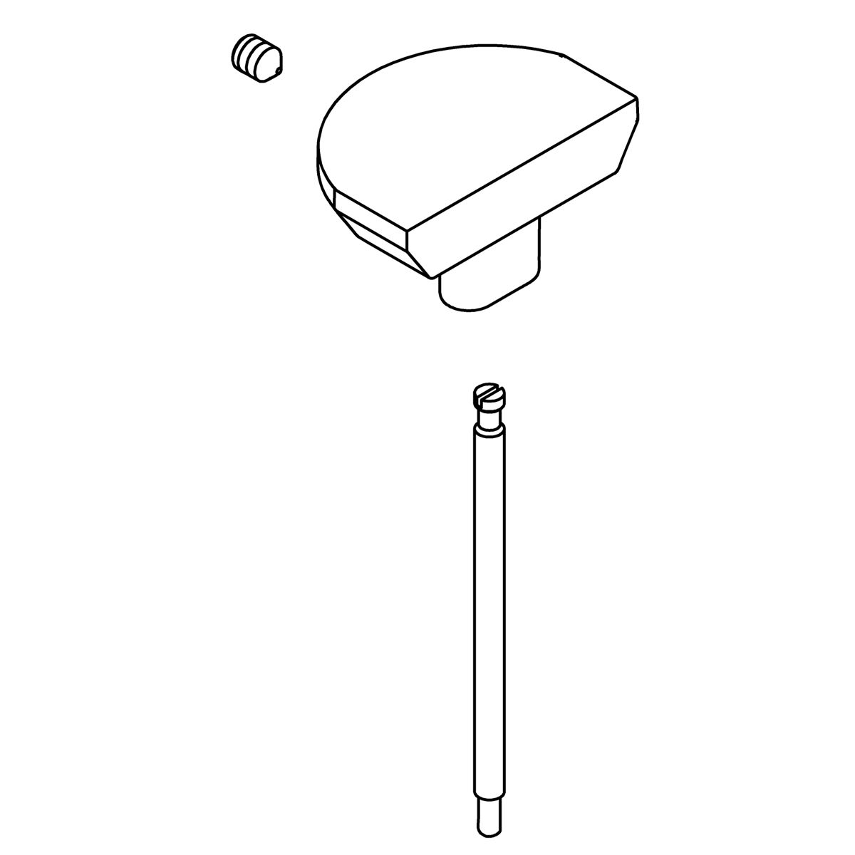 Kohler Genuine Parts Diverter KIT - Matte Black