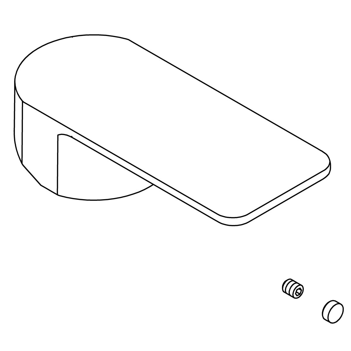 Kohler Genuine Parts Handle KIT - Matte Black