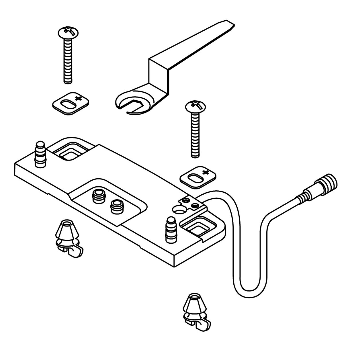 Kohler Genuine Parts Mounting Plate KIT Exposed WIRE