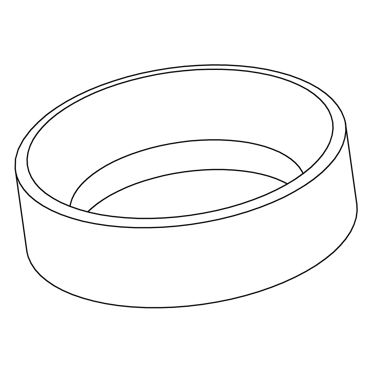 Kohler Genuine Parts Rubber Insert, BATH