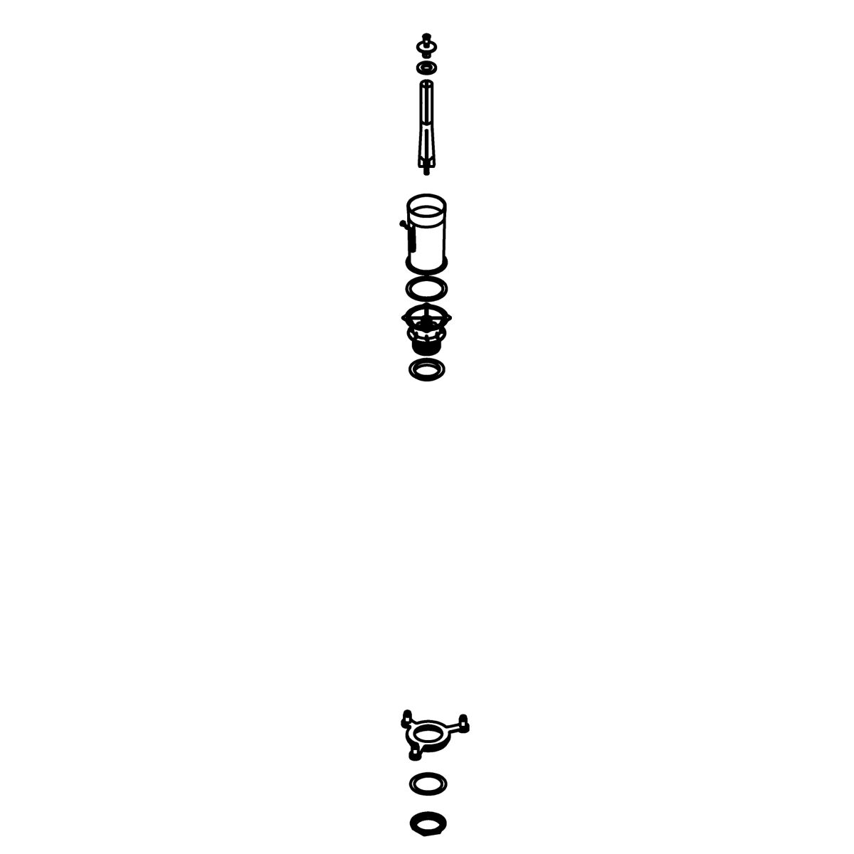 Kohler Genuine Parts Flush Valve KIT, 1.0