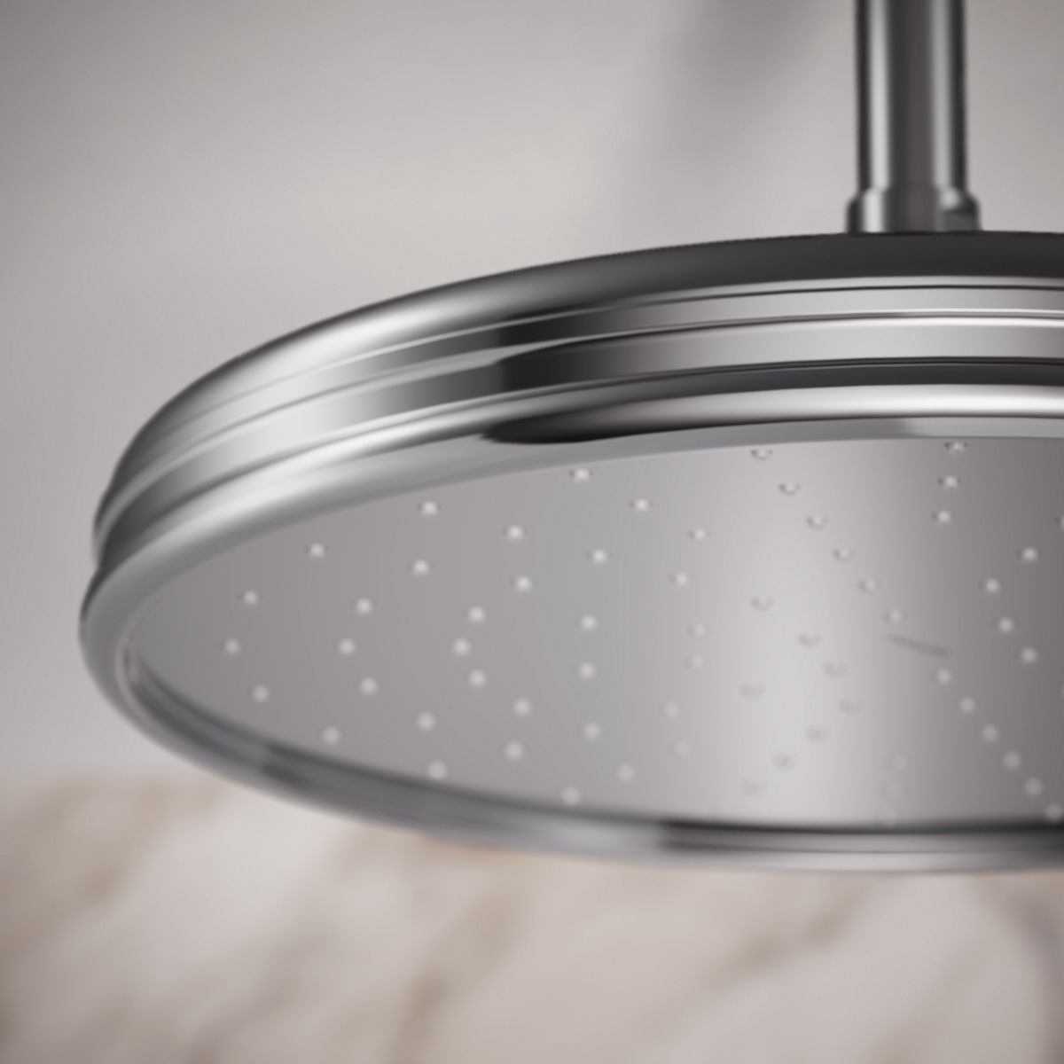 close-up view of product detail