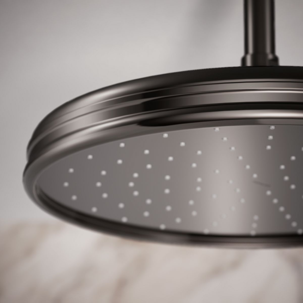 close-up view of product detail