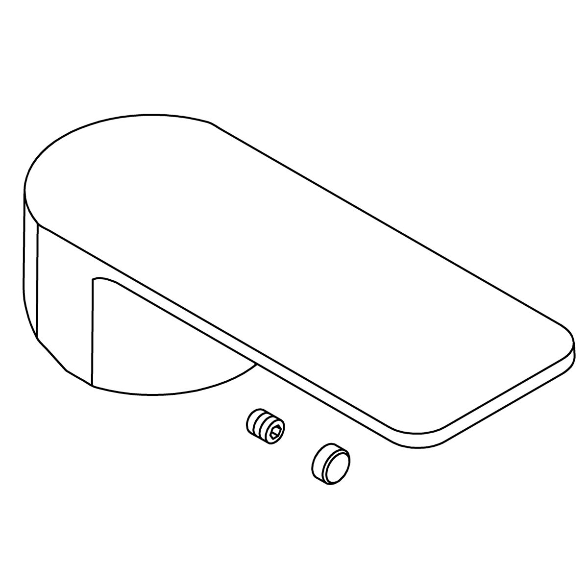 Kohler Genuine Parts Handle KIT - Matte Black