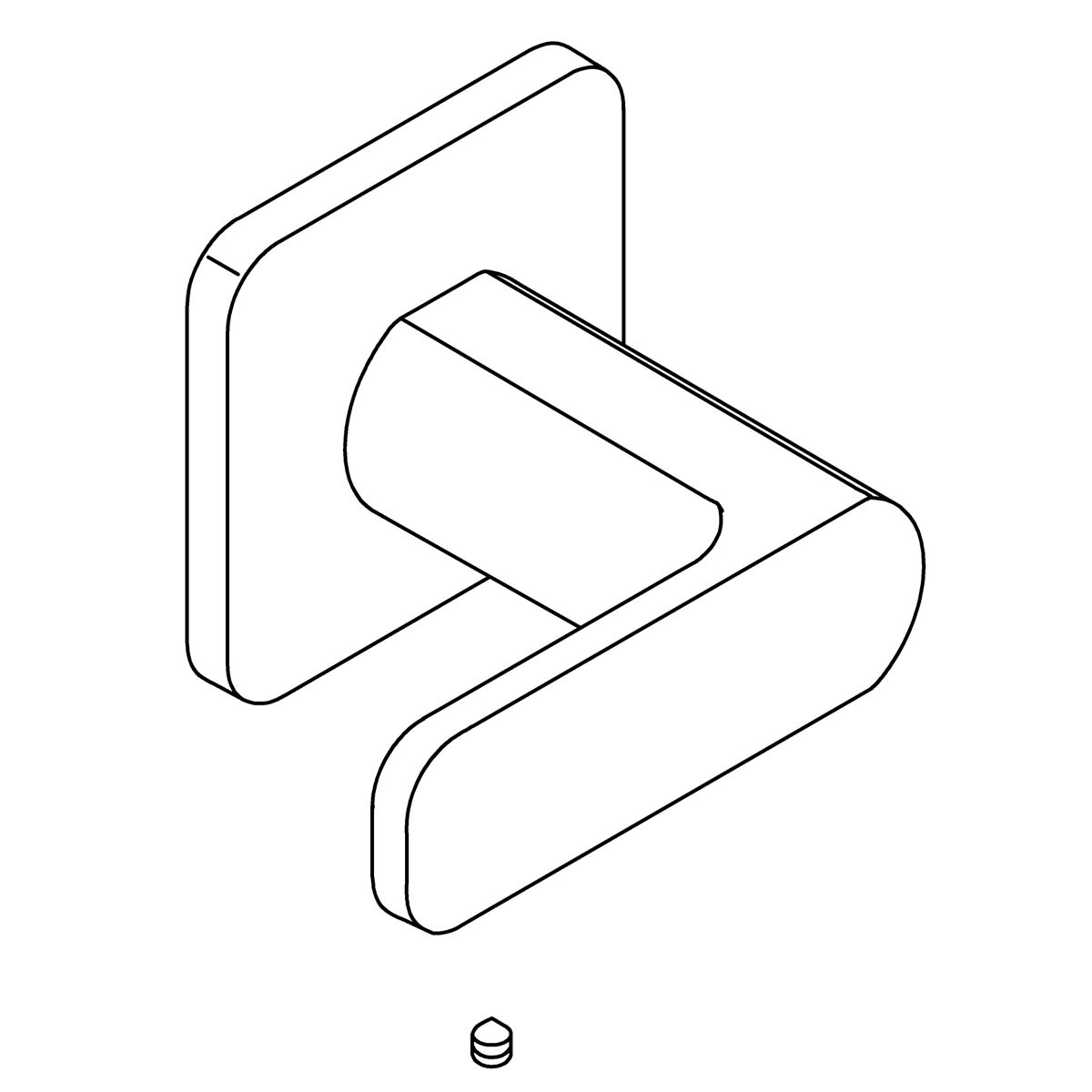 Kohler Genuine Parts Handle KIT - Polished Chrome