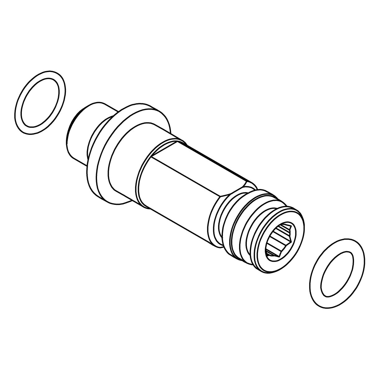 Kohler Genuine Parts Assy, Spout Connector