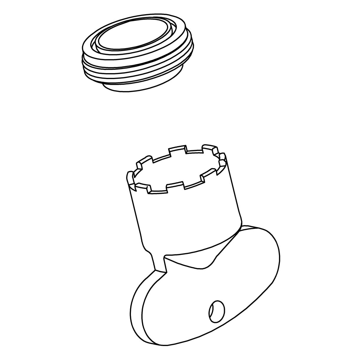 Kohler Genuine Parts Aerator KIT, 0.5 GPM VR