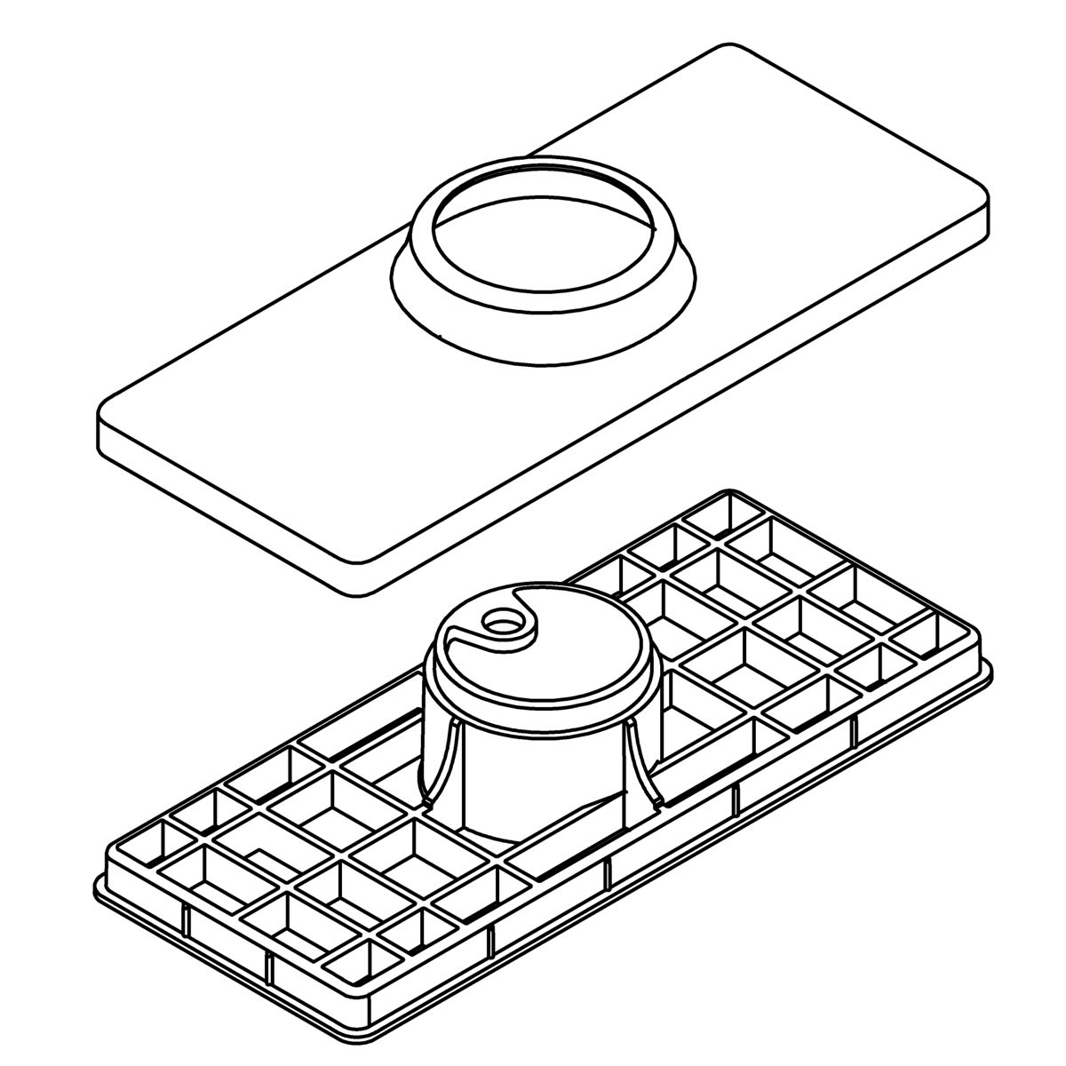 Kohler Genuine Parts Spout BASE Assembly - Matte Black