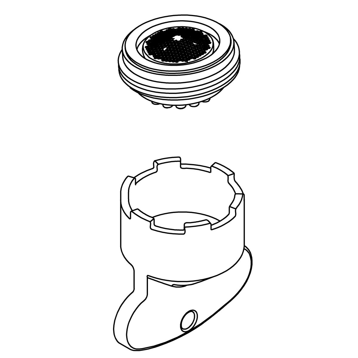 Kohler Genuine Parts KIT, Aerator, 1.0 GPM
