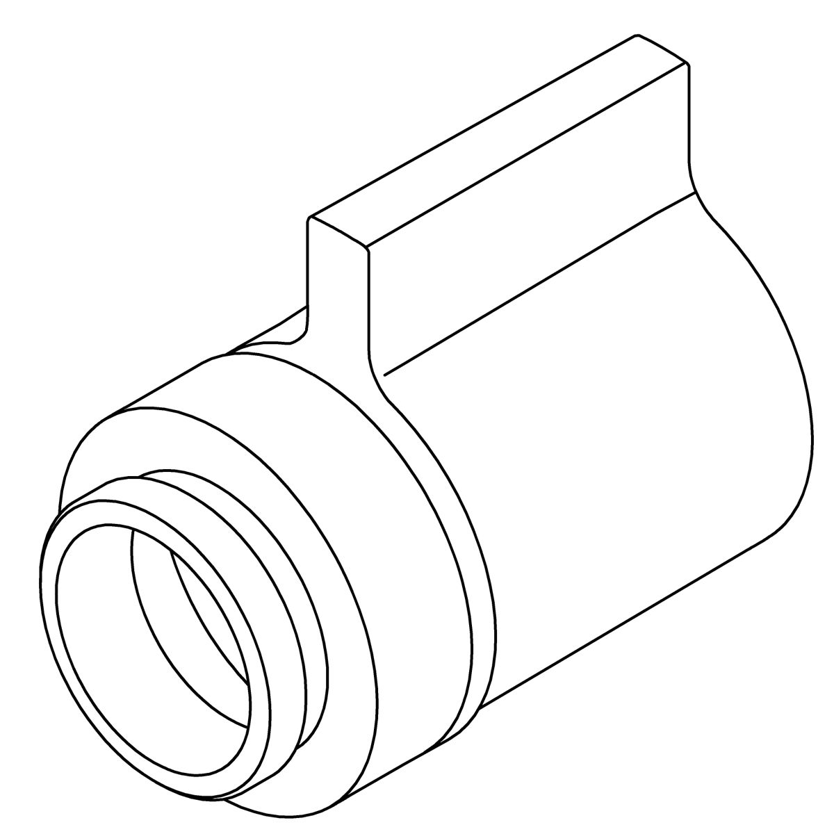 Kohler Genuine Parts Handle Assy, COLD - Polished Chrome