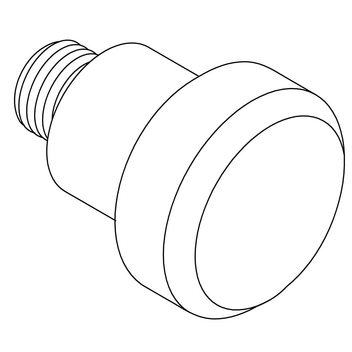 Kohler Genuine Parts Button, Diverter - Matte Black