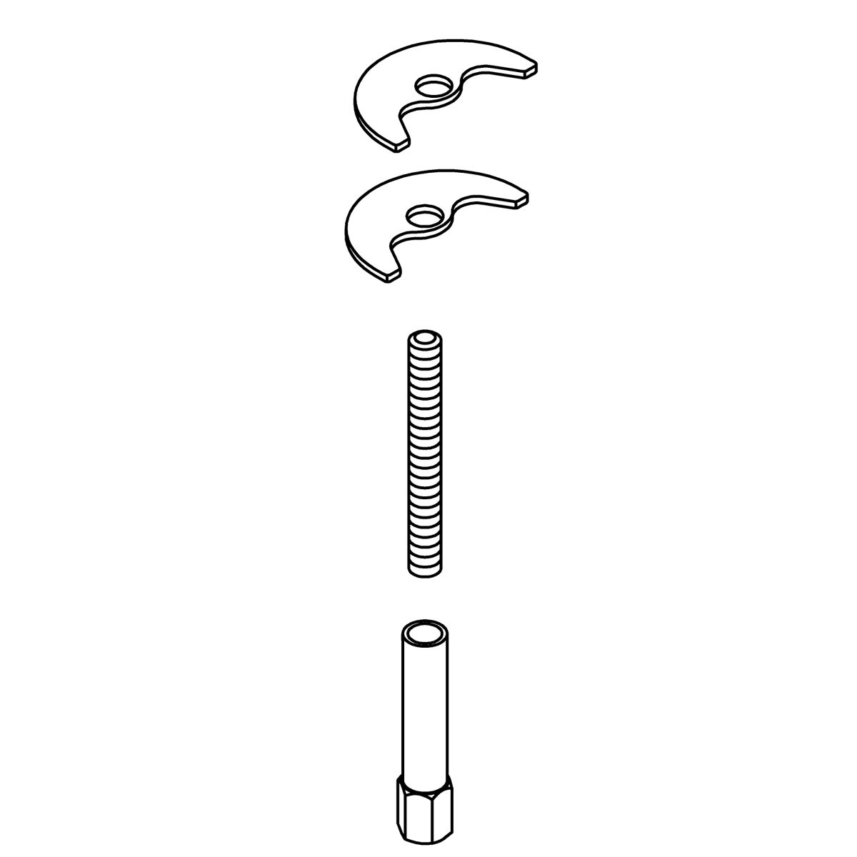 Kohler Genuine Parts Mounting Hardware Kit,standard