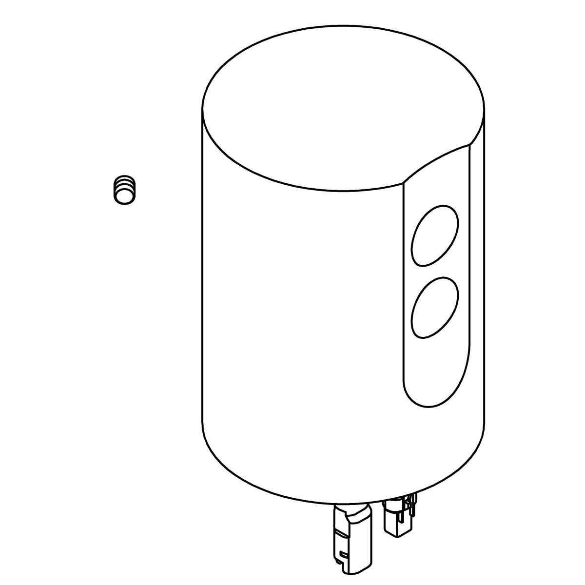 Kohler Genuine Parts Cover Assy, Tripoint 1.28 GPF Toilet - Polished Chrome