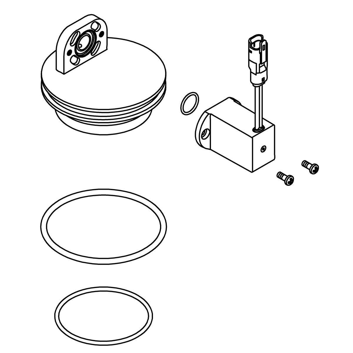 Kohler Genuine Parts Service, 1.0 GPF Piston Cover Assembly