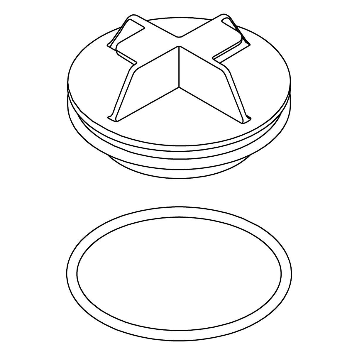 Kohler Genuine Parts Manual Piston Cover ASSY