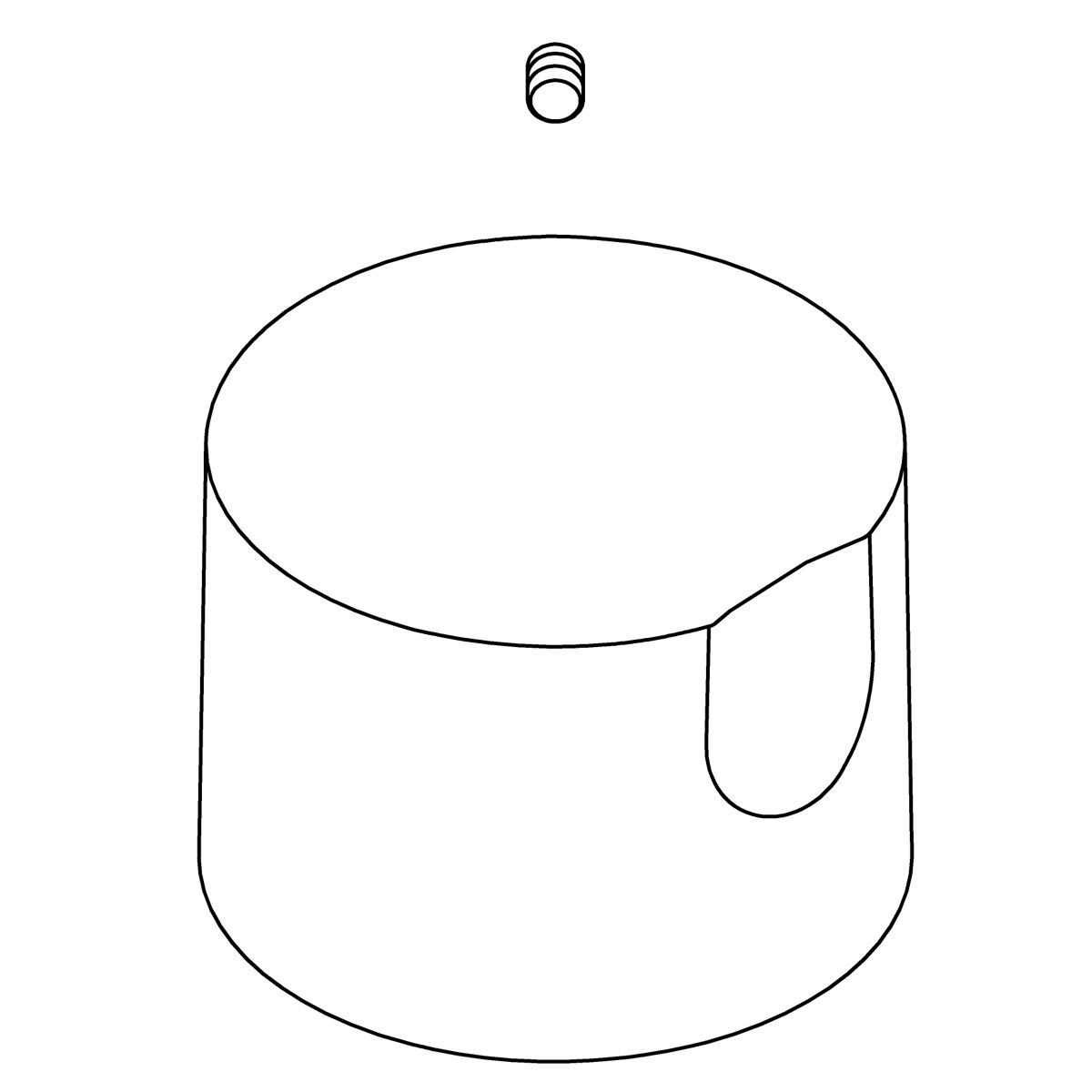 Kohler Genuine Parts Manual Cover ASSY - Polished Chrome