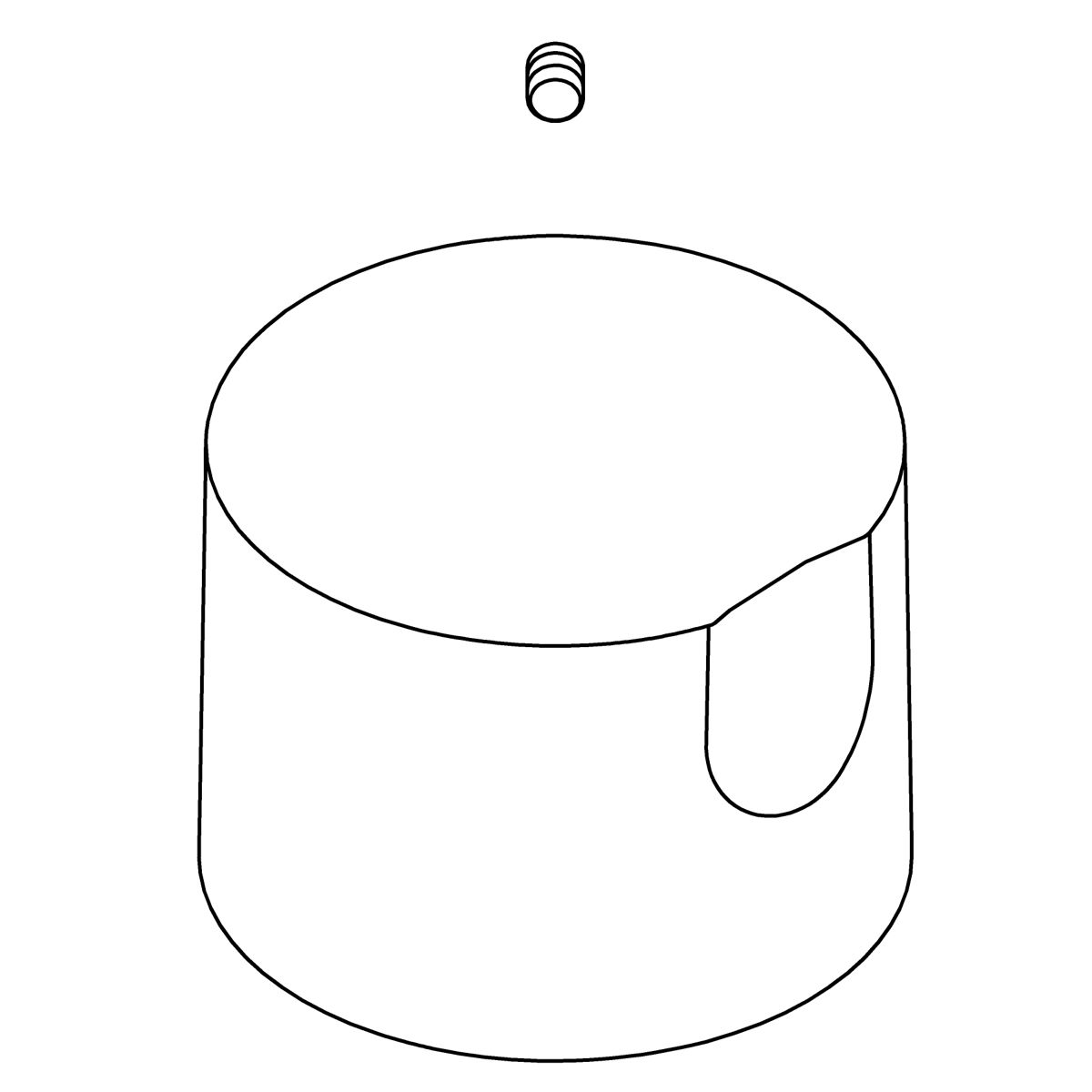Kohler Genuine Parts Manual Cover ASSY - Polished Chrome