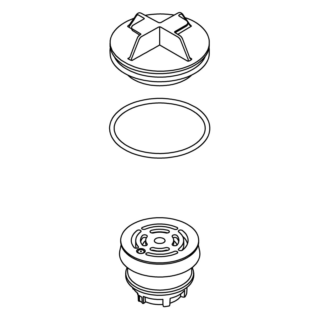 Kohler Genuine Parts Piston Service KIT, 0.5 GPF Manual UFV
