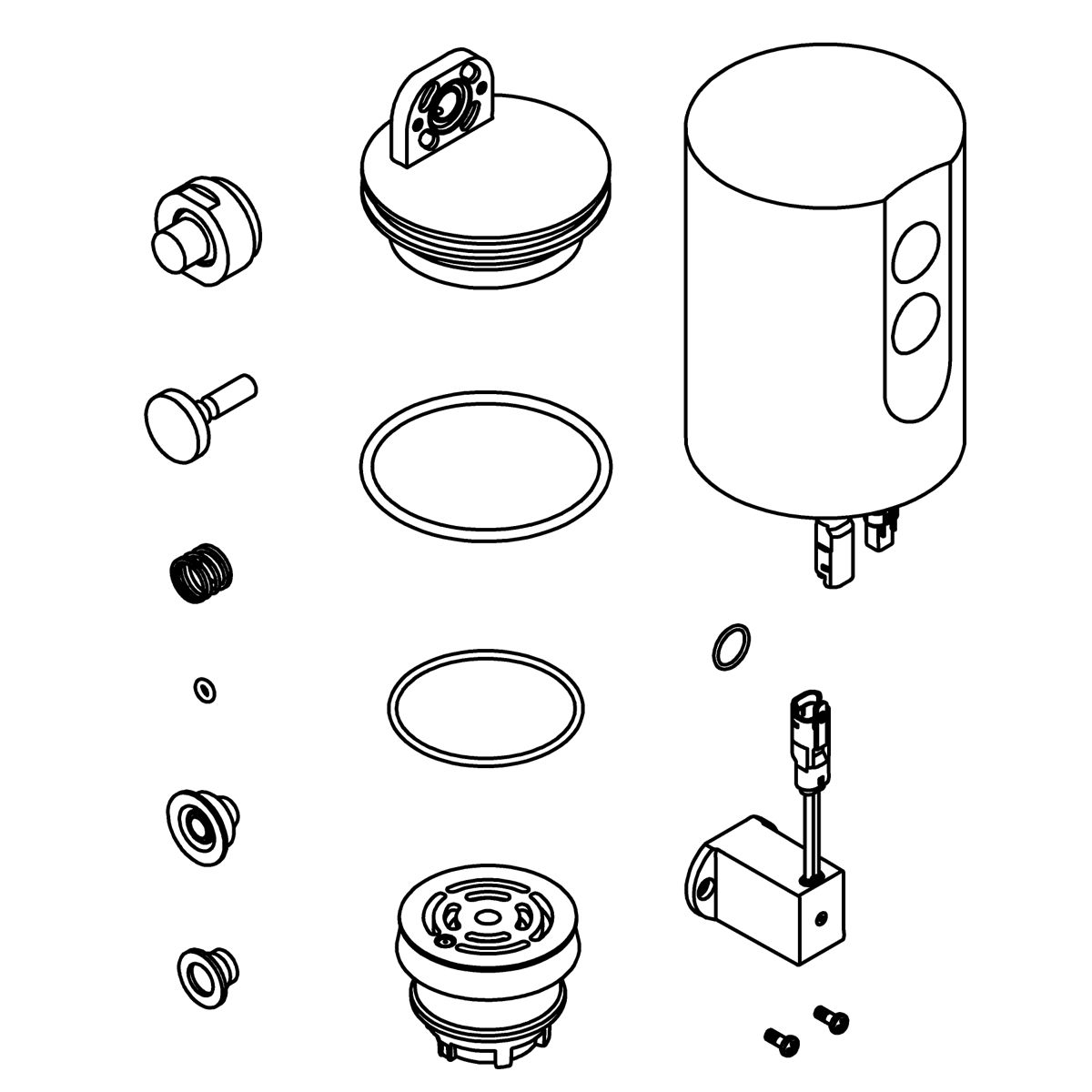 Kohler Genuine Parts Tripoint FV Service KIT, 1.6 GPF - Polished Chrome