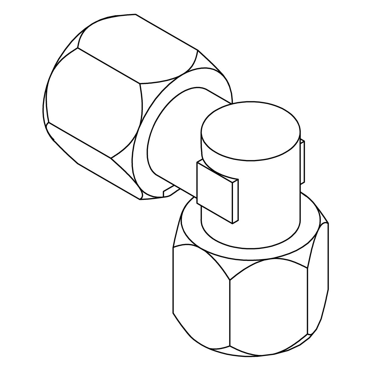 Kohler Genuine Parts Adapter, TANK 3/8 Comprresor