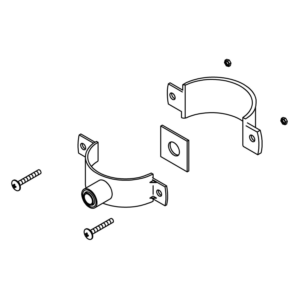 Kohler Genuine Parts Assembly, Drain Saddle