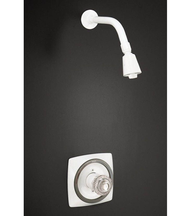 【KO】 Coralais Shower Faucet with Acrylic Handle, Nonpressure-Balancing