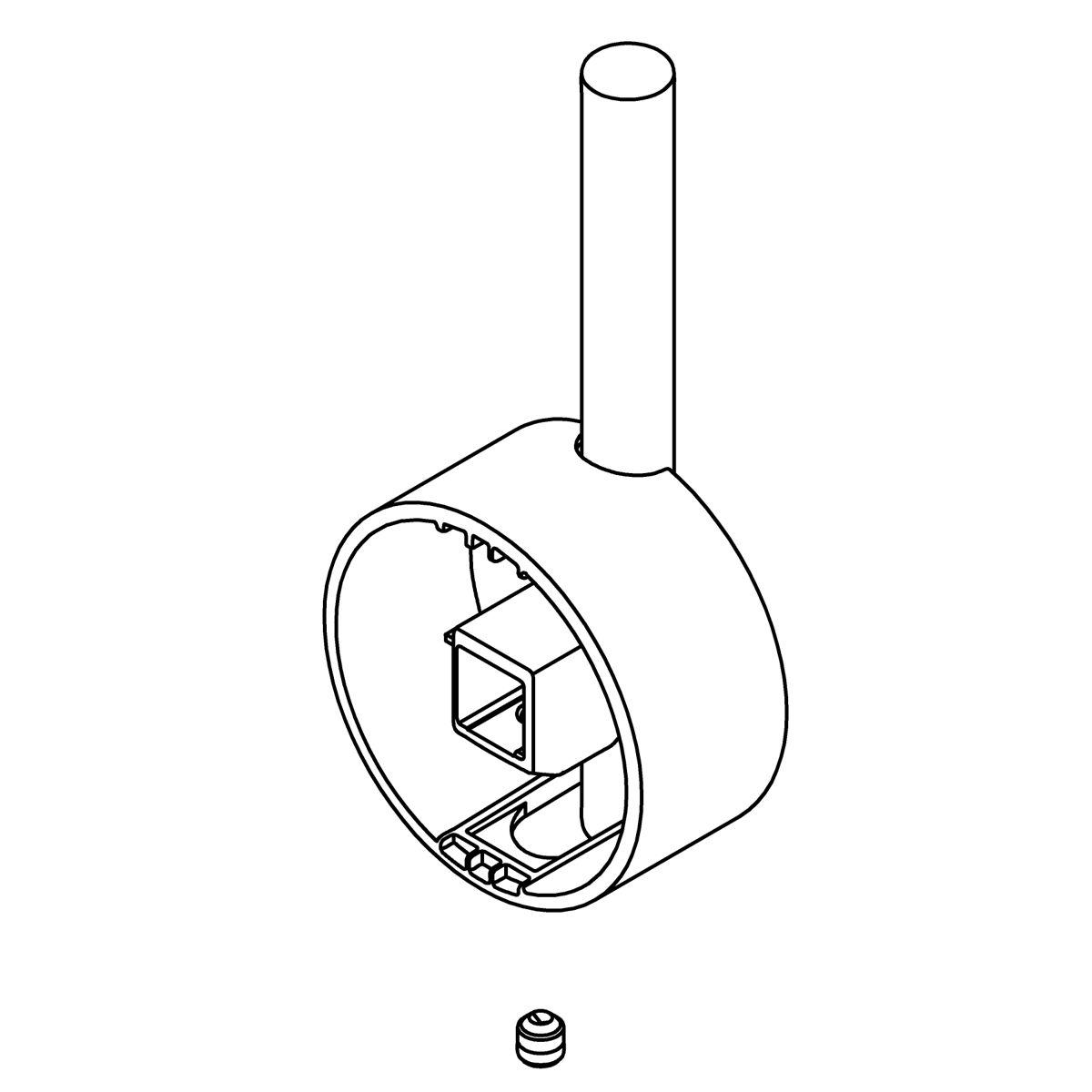 Kohler Genuine Parts Handle ASSY - Matte Black