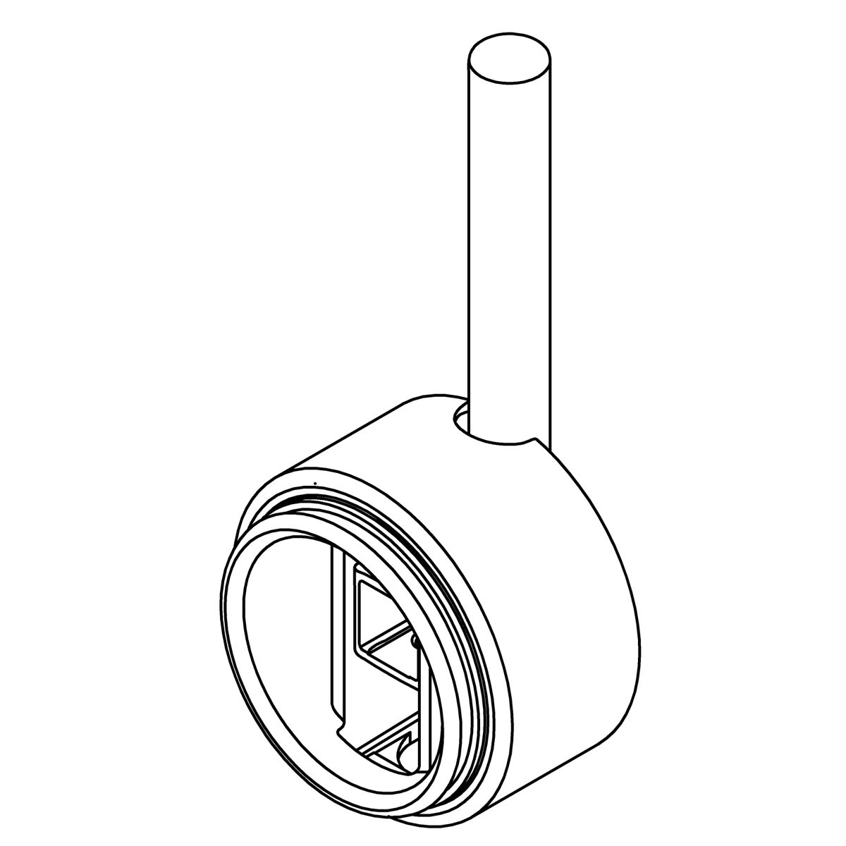 Kohler Genuine Parts Handle Assembly, LONG - Vibrant Brushed Moderne Brass