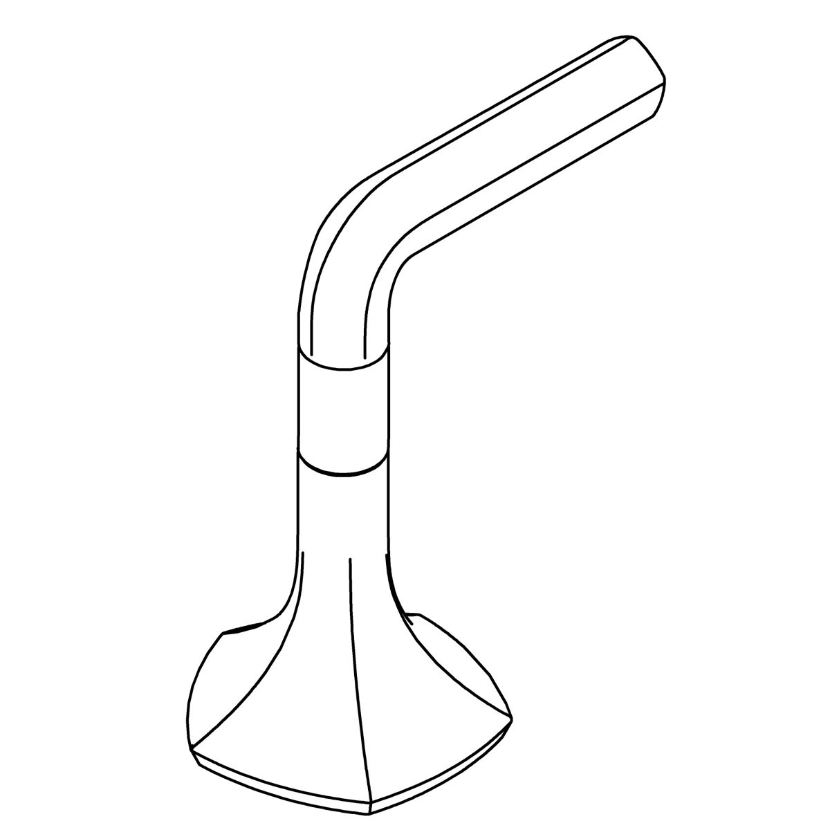 Kohler Genuine Parts Lever Handle Assembly - Matte Black