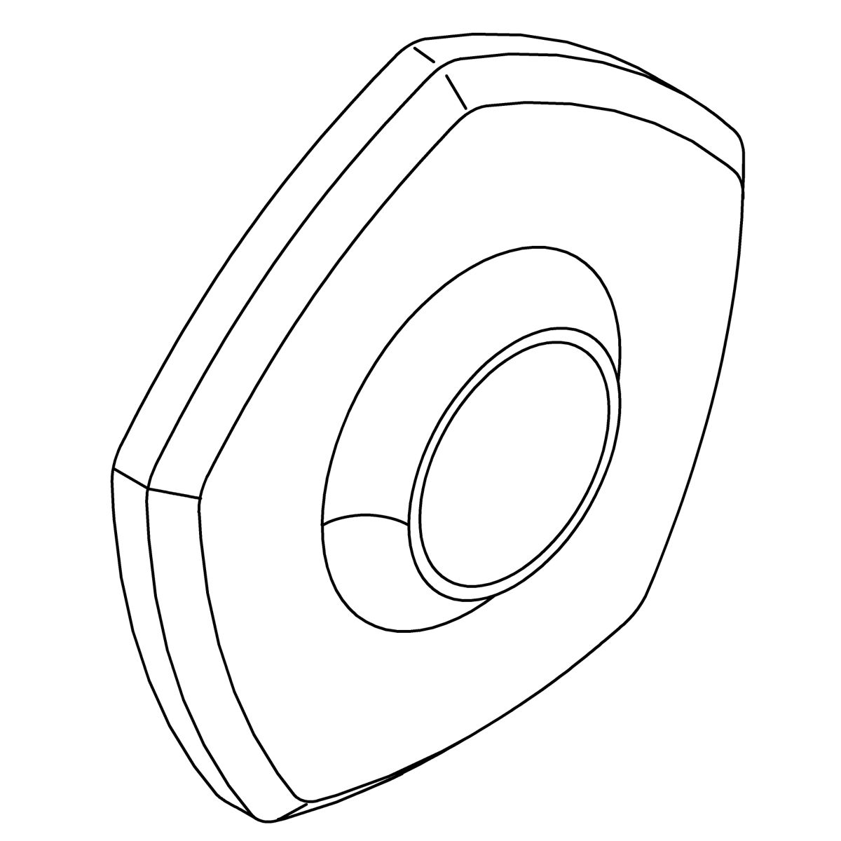 Kohler Genuine Parts Escutcheon - Vibrant Brushed Moderne Brass