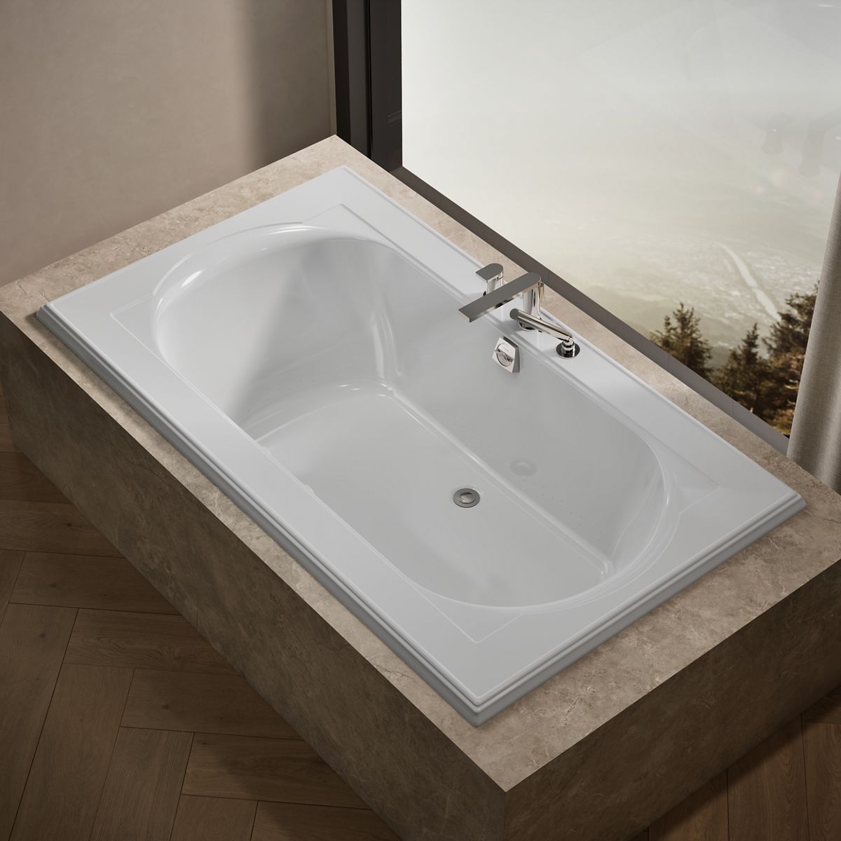 Products in use in close room view
