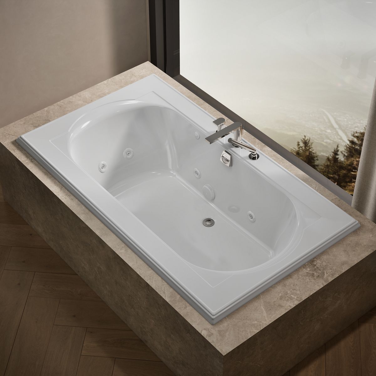 Products in use in close room view