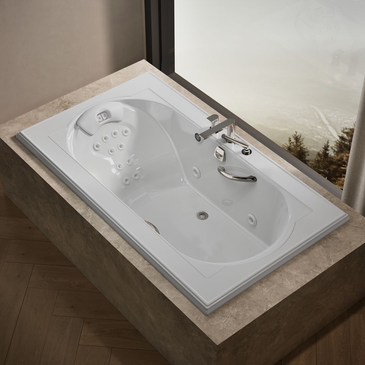 Products in use in close room view