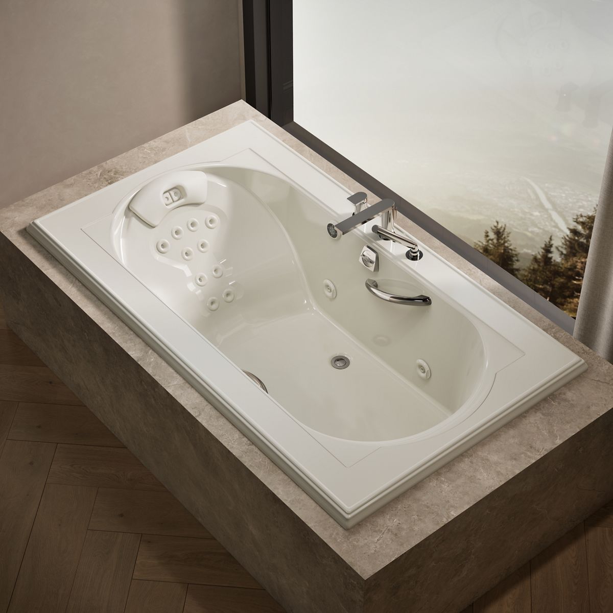 Products in use in close room view